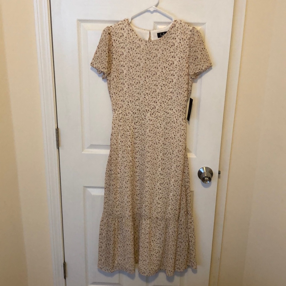 Lulus floral midi dress